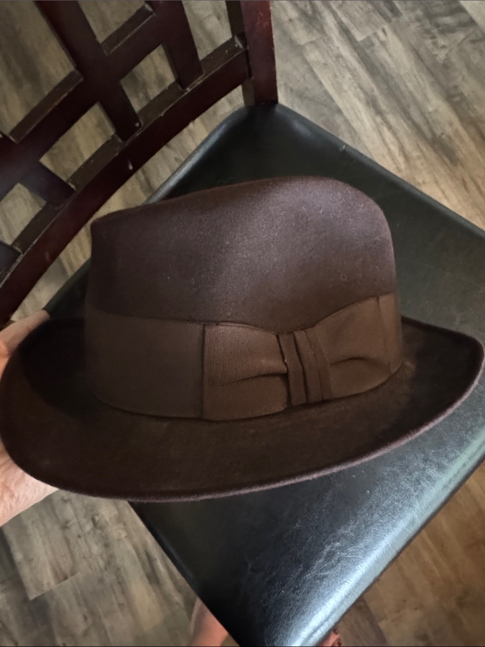 Stetson 3X Beaver felt fedora size 7 1/8 brown Mode Edge EUC